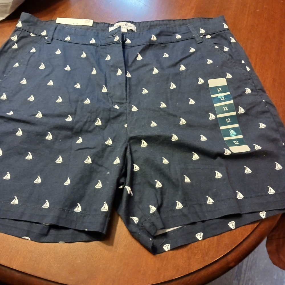 Nautical Navy Blue Men Shorts
